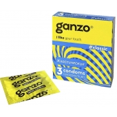 Классические презервативы с обильной смазкой Ganzo Classic - 3 шт. - Ganzo - купить с доставкой в Грозном