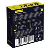 Ультратонкие презервативы Ganzo Ultra thin - 3 шт. - Ganzo - купить с доставкой в Грозном