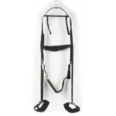 Черные секс-качели из широких ремней - Orion - купить с доставкой в Грозном