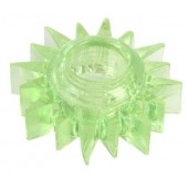 Зеленое эрекционное кольцо-солнце - Toyfa Basic - в Грозном купить с доставкой