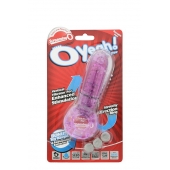 Фиолетовое эрекционное кольцо с вибрацией и пальчиком OYEAH PURPLE - Screaming O - в Грозном купить с доставкой
