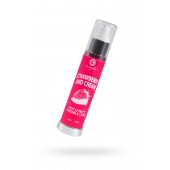 Массажное масло 2-в-1 с разогревающим эффектом и вкусом клубники со сливками - 50 мл. - Secret Play - купить с доставкой в Грозном