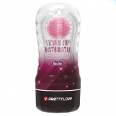 Прозрачный текстурированный мастурбатор Vacuum Cup Masturbator Black Hole - Baile - в Грозном купить с доставкой