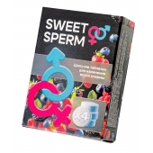Шипучие таблетки для мужчин Sweet Sperm для изменения вкуса спермы (4 шт. по 0,5 гр.) - Капиталпродукт - купить с доставкой в Грозном