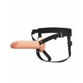 Полый страпон на ремнях 8’’ Hollow Silicone Strap-on - Pipedream - купить с доставкой в Грозном