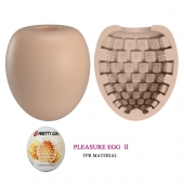 Бежевый мастурбатор-яйцо Pleasure Egg II - Baile - в Грозном купить с доставкой
