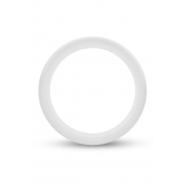 Белое люминесцентное эрекционное кольцо Silicone Glo Cock Ring - Blush Novelties - в Грозном купить с доставкой
