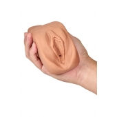 Маструбатор-вагина с вибрацией Soft   Wet Renata Realistic Tan Masturbator - Blush Novelties - в Грозном купить с доставкой