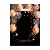 Пакет с вырубной ручкой и принтом в виде шариков (30х40 см) - Сима-Ленд - купить с доставкой в Грозном