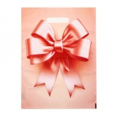 Пакет с принтом в виде банта с вырубной ручкой (30х40 см) - Сима-Ленд - купить с доставкой в Грозном