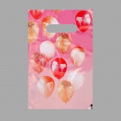 Пакет «Праздничные шары» с вырубной ручкой (20х30 см) - UPAK LAND - купить с доставкой в Грозном