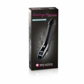 Вибратор с электростимуляцией Tickling Truman Black Edition - 27 см. - MyStim - купить с доставкой в Грозном
