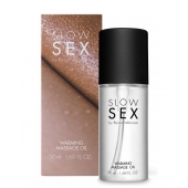 Съедобное cогревающее массажное масло Slow Sex - 50 мл. - Bijoux Indiscrets - купить с доставкой в Грозном