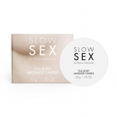 Массажная свеча для всего тела Slow Sex - 50 гр. - Bijoux Indiscrets - купить с доставкой в Грозном