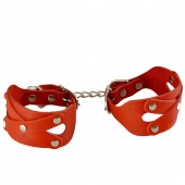 Красные наручники «Цезарь» - Sitabella - купить с доставкой в Грозном