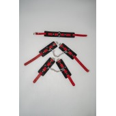 Черно-красный набор фиксаций: наручники, оковы и ошейник - Crazy Handmade - купить с доставкой в Грозном