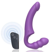 Фиолетовый безремневой страпон Straples Strap-On Dildo - Erokay - купить с доставкой в Грозном