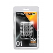 Прозрачная насадка с шипами STAY HARD COCK SLEEVE 01 CLEAR - Blush Novelties - в Грозном купить с доставкой