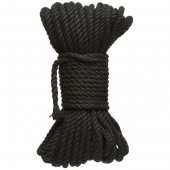 Черная верёвка для связывания и фиксации Bind Tie - 15,24 м. - Doc Johnson - купить с доставкой в Грозном