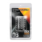 Прозрачная насадка с шипами и шишечками STAY HARD COCK SLEEVE 03 CLEAR - Blush Novelties - в Грозном купить с доставкой