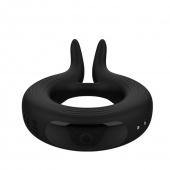 Черное эрекционное кольцо Marry Me Rechargeable Vibrating Cockring - Adrien Lastic - в Грозном купить с доставкой