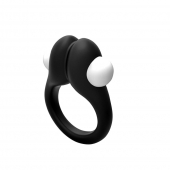 Черное эрекционное кольцо Zippy Vibrating Ring With Bullet - Adrien Lastic - в Грозном купить с доставкой