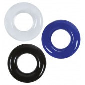 Набор из 3 эрекционных колец без рельефа - Boys of Toys - в Грозном купить с доставкой