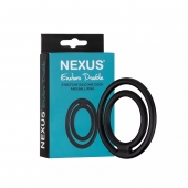 Черное двойное эрекционное кольцо Nexus Enduro Double - Nexus Range - в Грозном купить с доставкой