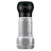 Набор PowerBlow   Feel Pocket Stroker Crystal: мастурбатор и интерактивная насадка - Kiiroo - в Грозном купить с доставкой