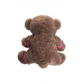 Бондажный набор: бурый мишка с розовыми оковами и наручниками - Pecado - купить с доставкой в Грозном