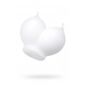 Белая сувенирная свеча «Сиськи» - Pecado - купить с доставкой в Грозном