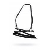 Черная кожаная портупея «Осанка» - Pecado - купить с доставкой в Грозном