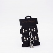 Черные кожаные наручники с регулируемыми ремешками - Crazy Handmade - купить с доставкой в Грозном