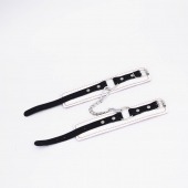 Бело-красные кожаные оковы - Crazy Handmade - купить с доставкой в Грозном