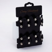 Черные кожаные наручники из звеньев - Crazy Handmade - купить с доставкой в Грозном