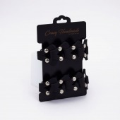 Черные кожаные оковы из звеньев - Crazy Handmade - купить с доставкой в Грозном