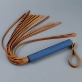 Плеть с джинсовой ручкой «Дикий Запад» - 60 см. - Sitabella - купить с доставкой в Грозном