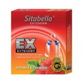 Стимулирующая насадка Sitabella Extender  Клубника - Sitabella - купить с доставкой в Грозном