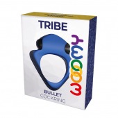 Синее эрекционное кольцо Wooomy Tribeс с вибрацией - Adrien Lastic - в Грозном купить с доставкой