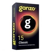 Классические презервативы с обильной смазкой Ganzo Classic - 15 шт. - Ganzo - купить с доставкой в Грозном