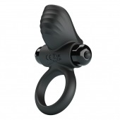 Черное эрекционное кольцо с вибрацией Adrien - Baile - в Грозном купить с доставкой