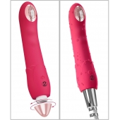 Малиновая насадка на душ с вибрацией Showers to orgasm - 20,1 см. - Orion - купить с доставкой в Грозном