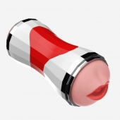 Двусторонний мастурбатор в колбе Power Grip Cup - вагина и ротик - Boys of Toys - в Грозном купить с доставкой