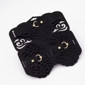 Фигурный набор для БДСМ-игр с узорами и золотистой фурнитурой - Crazy Handmade - купить с доставкой в Грозном