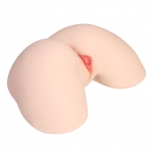 Мастурбатор-полуторс с двойным слоем материала и вибрацией Jenny Onahole Real Hips - KOKOS - в Грозном купить с доставкой