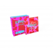Презервативы с разогревающим эффектом Expert Hot Love - 3 шт. - Expert - купить с доставкой в Грозном