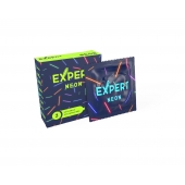 Светящиеся в темноте презервативы Expert Neon - 3 шт. - Expert - купить с доставкой в Грозном