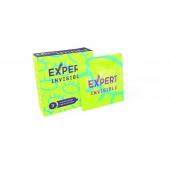 Ультратонкие презервативы Expert Invisible - 3 шт. - Expert - купить с доставкой в Грозном
