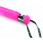 Нежная плеть с розовым мехом BDSM Light - 43 см. - БДСМ Арсенал - купить с доставкой в Грозном