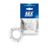 Эластичное эрекционное кольцо с шишечками и шипами - Sex Expert - в Грозном купить с доставкой